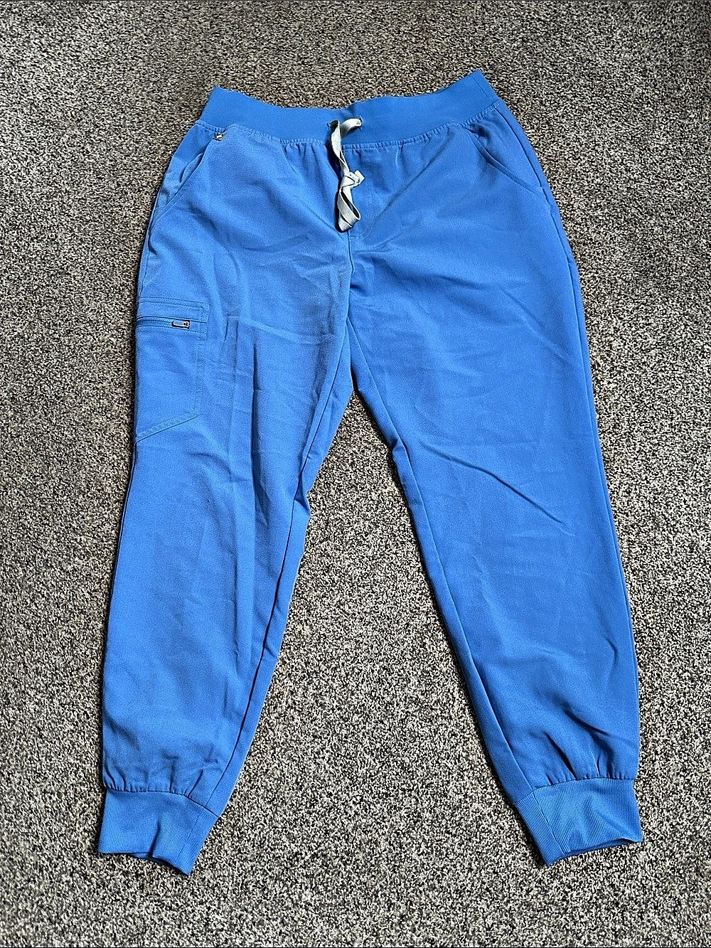 FIGS Zamora Jogger Scrub Pant Blue Size M medical